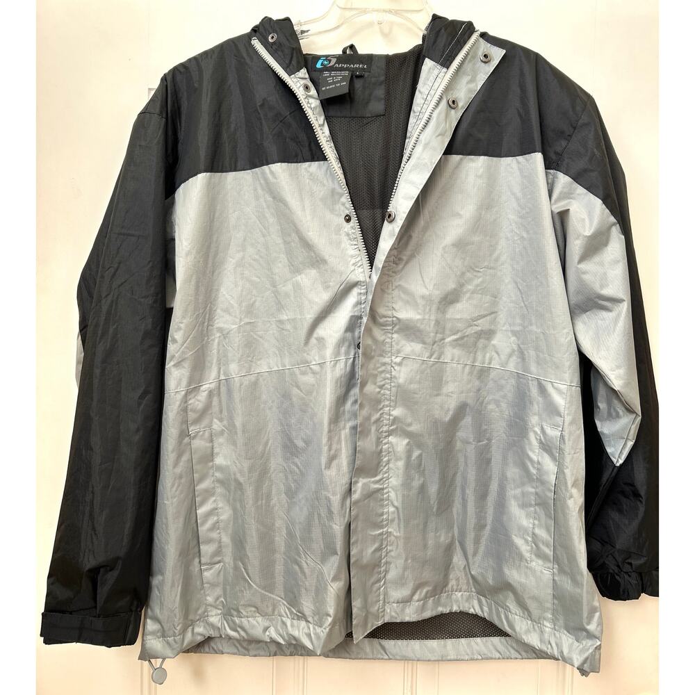 i5 Apparel Men’s Large Rain Jacket Windbreaker Excellent Condition